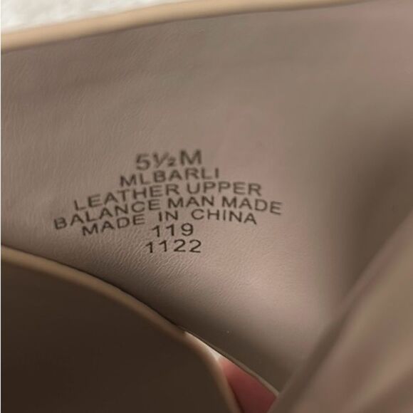 Marc Fisher LTD Women's Size 5.5 Barli Block Heeled Sandal Mules Light Natural - Picture 8 of 9